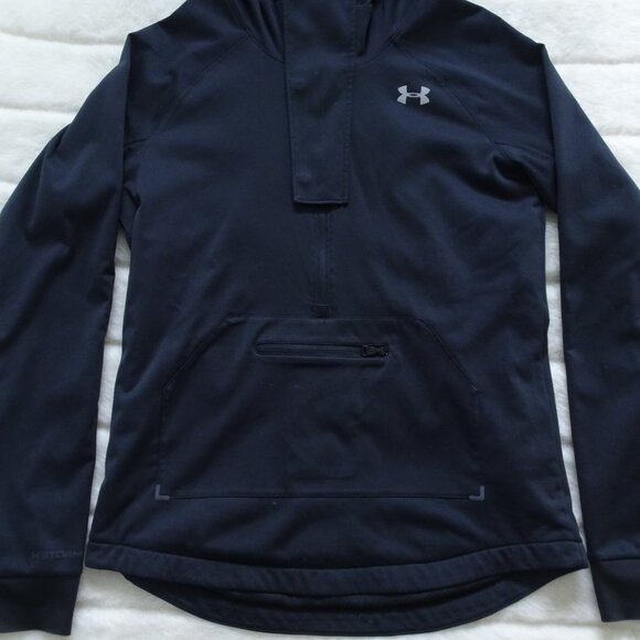 Under Armour Women's Jacket Small ColdGear Reactor Run Storm Anorak Track Active - Picture 2 of 12